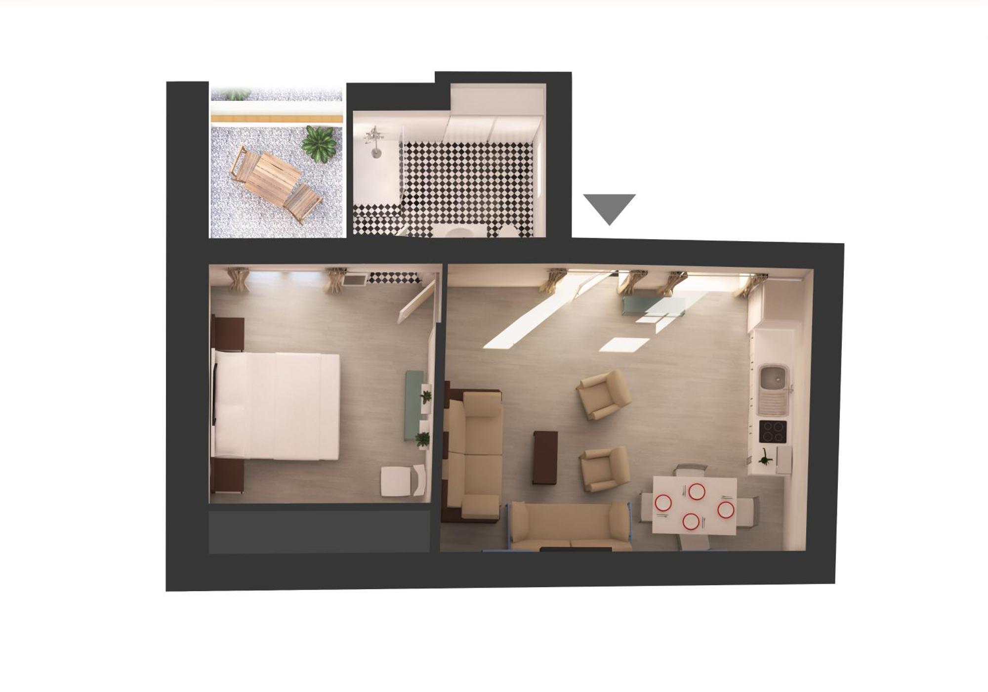 Casas Y Patios De Appartement